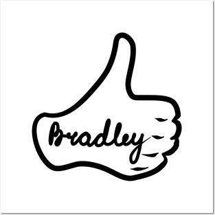 Men name Bradley Posters and Art